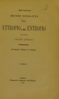 view Nuovo metodo operativo dell' ettropio e dell' entropio / del dottore Felice Sperino.