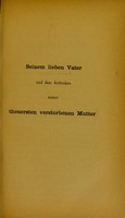 view Ein Beitrag zur Casuistik von plötzlich eingetretenen Amaurose nach Hämatemesis : inaugural-Dissertation zur Erlangung der Doctorwürde / vorgelegt von Otto Sellheim.