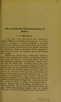 view Ueber gonorrhoïsche Bindehautentzündung bei Kindern / von J. Hirschberg.