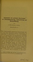 view Anatomische und praktische Bemerkungen zur Altersstaarausziehung, Pupillenbildung und Hornhautfärbung / von J. Hirschberg.