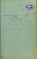 view High-frequency current in ophthalmic practice / by L. Webster Fox.