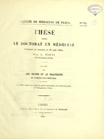 view Essai sur les signes et le diagnostic des tumeurs intra-orbitaires : thèse pour le doctorat en médecine / par L. Fleys.