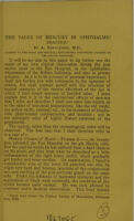 view The value of mercury in ophthalmic practice / by A. Emrys-Jones.