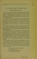 view On the origin of ruptures in detached retinae / by E. Treacher Collins.