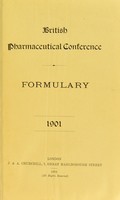 view Formulary 1901 / British Pharmaceutical Conference.