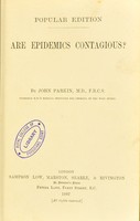 view Are epidemics contagious? / by John Parkin.