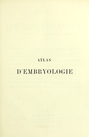 view Atlas d'embryologie / par Mathias Duval.