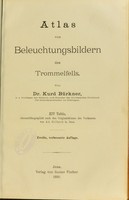view Atlas von Beleuchtungsbildern des Trommelfells / von Kurd Burkner.