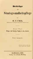 view Beiträge zur Staatsgesundheitspflege / von C.F. Riecke.