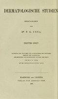 view Beitrage zur Anatomie und Pathogenese der Urticaria simplex und pigmentosa. Zur Kenntnis des elastischen Gewebes der Haut / von P. G. Unna.