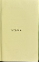 view Biology / by Charles Letourneau ; translated by William Maccall.