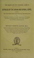 view The brain and its diseases / Thomas Stretch Dowse.