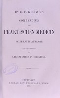 view Compendium der praktischen Medicin / C.F. Kunze.