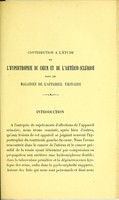 view Contribution a l'etude de l'hypertrophie du coeur et de l'arterio-sclerose dans les maladies de l'appareil urinaire / par Albert Thouvenet.