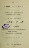 view Cyclopaedia of obstetrics and gynecology / edited by Egbert H. Grandin.