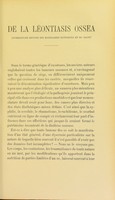 view De la leontiasis ossea, hyperostose diffuse des maxillaires superieurs et du crane / par E. Millat.