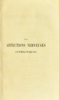 view Des affections nerveuses syphilitiques / par A. Zambaco.