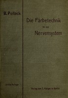 view Die Färbetechnik des Nervensystems / von Bernhard Pollack.