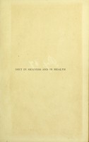 view Diet in sickness and in health / by Mrs Ernest Hart.