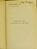 view Diseases and injuries of the eye : a text-book for students and practitioners / by William George Sym.