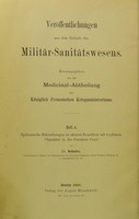 view Epidemische Erkrankungen an akutem Exanthem mit typhösem Charakter in der Garnison Cosel / von Dr. Schulte.