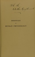 view Essentials of human physiology / by D. Noël Paton.