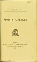 view Morts royales / Georges d'Heilly.