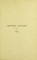 view On functional derangements of the liver : being the Croonian lectures delivered at the Royal College of Physicians in March 1874 / by Charles Murchison.