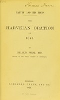 view The Harveian oration for 1874 / by Charles West.