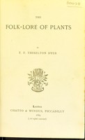view The folk-lore of plants / by T. F. Thiselton-Dyer.