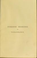 view Forensic medicine and toxicology / by J. Dixon Mann.