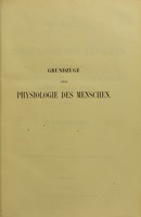 view Grundzüge der Physiologie des Menschen : mit Rücksicht auf die Gesundheitspflege und das praktische Bedürfniss der Ärzte / bearbeitet von Johannes Ranke.