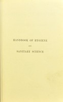 view A handbook of hygiene and sanitary science / by George Wilson.