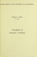 view Handbook of surgical anatomy / by G.A. Wright and C.H. Preston.