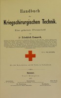 view Handbuch der kriegschirurgischen Technik : eine gekrönte Preisschrift / von Friedrich Esmarch.