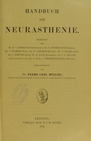 view Handbuch der Neurasthenie / bearbeitet von R. v. Hösslin [and others] ; herausgegeben von Franz Carl Müller.