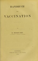 view Handbuch der Vaccination / von Heinrich Bohn.