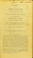 view History of the Sternoptixinae, a family of the osseous fishes, and their anatomical peculiarities : with a description of the Sternoptix celebes, a species not hitherto noticed / by P.D. Handyside.