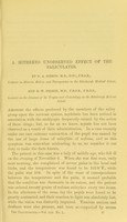 view A hitherto unobserved effect of the salicylates / by G. A. Gibson and R. W. Felkin.