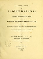 view Illustrations of Indian botany / by Robert Wight.