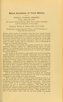 view Immunisation against serpents' venom and the treatment of snake-bite with antivenene / an address delivered by Professor Fraser on Friday, March 20, 1896.