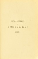 view An introduction to human anatomy : including the anatomy of the tissues / by William Turner.