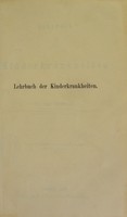 view Lehrbuch der Kinderkrankheiten / von Carl Gerhardt.