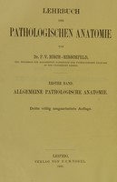 view Lehrbuch der pathologischen Anatomie / von F.V. Birch-Hirschfeld.