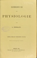 view Lehrbuch der Physiologie / von L. Hermann.