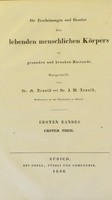 view Lehrbuch der Physiologie des Menschen / von Friedrich Arnold.