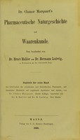 view Lehrbuch der practischen und theoretischen Pharmacie : mit besonderer Rücksicht auf angehende Apotheker und Aerzte / von Clamor Marquart  Marquart, Ludwig Clamor, 1804-1897.