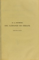 view Lehrbuch der speciellen Pathologie und Therapie der inneren Krankheiten : für Studirende und Aerzte / von Adolf Strümpell.