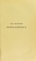 view Les chancres extra-génitaux / leçons recueillies par Edmond Fournier.