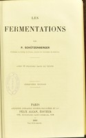 view Les fermentations / par P. Schutzenberger.